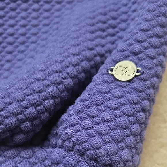 Calia Textured Purple Sweater - Picture 2 of 5